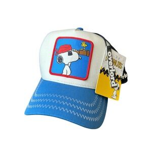 Overlord Peanuts Trucker Baseball Cap Hat‎ Snoopy The Pirate Woodstock NEW